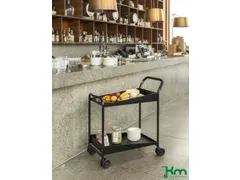 tafelwagen,draagverm. 150kg,2xrubberen mat,laadvl. LxB 690x435mm