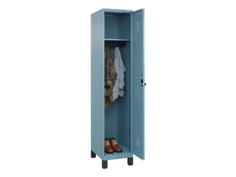 locker,HxBxD 1950x400x500mm,1vak,vak B 400mm,draaigrendel,voeten
