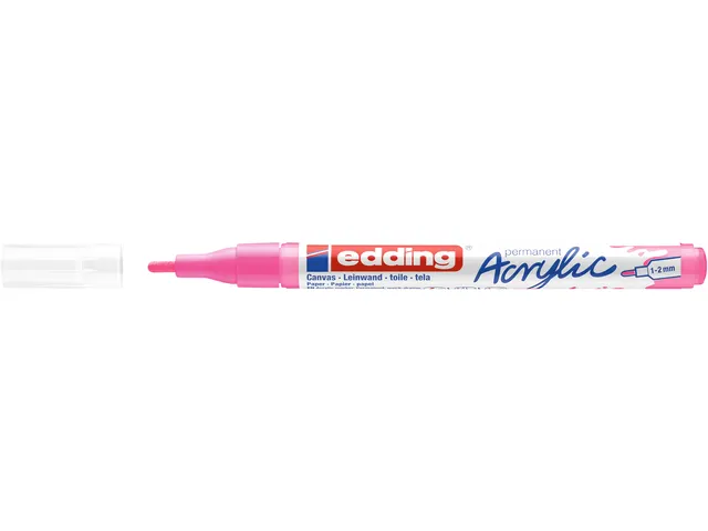 Acrylmarker edding e-5300 fijn elegant neon roze