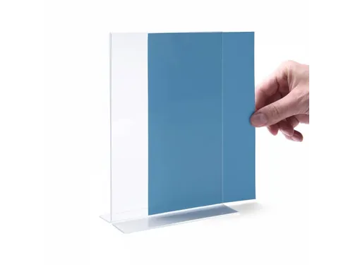 Folderhouder A5 T-Stand Acryl Staand Voordeelbundel