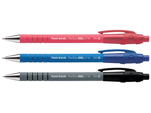 Gelschrijver Paper Mate FlexGrip medium blauw