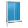 PBM-locker met bank,HxBxD 2120x1200x815mm,4vak,vak B 300mm