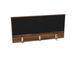 opzetpaneel bureau aanbouw achter NP-tiepolo nut BN8033-zwart 1200mm