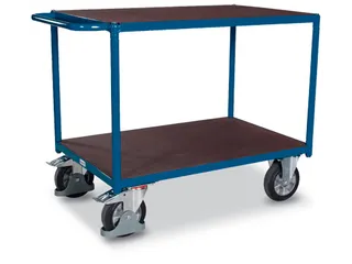 Tafelwagen 1000kg Laadvlak 1600x800mm 2 Etages Ral5010 Waterbestendig - 2