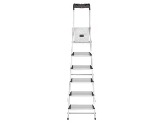 veiligheidsladder,eenzijdig,6 XXL treden,Stand H 1,28m,balk L 2,09m - 5