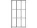 armoire multicases,RAL7035,HxlxP 1850x900x500mm,3x4compartiments