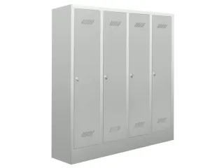lockerkast v. kinderen,HxBxD 1600x1230x500mm,RAL7035,front RAL7035 - 2