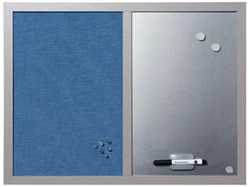 Combinatiebord 60x45cm Blauw