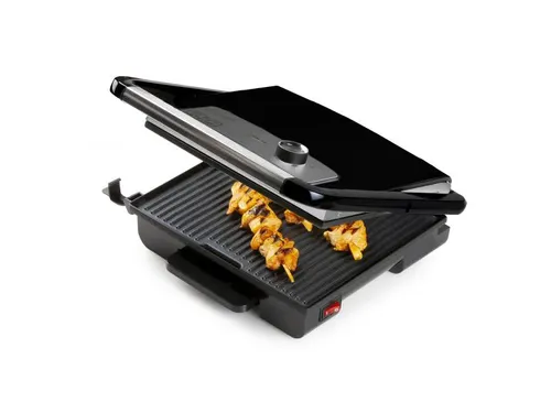 Multifunctionele Contactgrill Inox Zwart