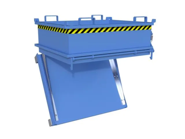 mini-bodemklepcontainer,HxLxB 625x1000x1200mm,0,37m³,inrijbeugel,staa