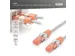 Clips couleur pour câbles RJ45 Orange 100 pièces