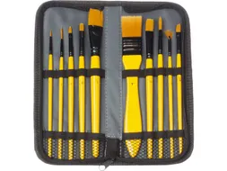 Penselen Kangaro acrylverf set van 10stuks in etui