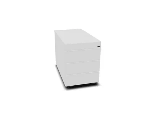 mobiel ladeblok,HxBxD 525x430x800mm,3lade(n),m. greeplijst,Bl-wit