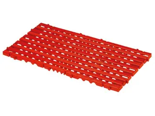 Roostertegel Hd-pe Lxbxh 800x400x25mm Rood - 1