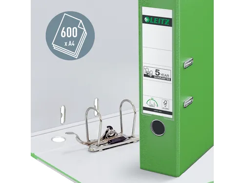 Ordner Leitz 1010 A4 80mm PP lichtgroen