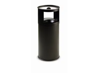 combi-asbak,HxØ 800x310mm,afvalbak inhoud 40l,romp staal zwart,blusko - 2