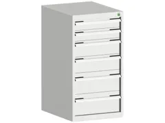 ladekast HxBxD 1000x525x525mm 6laden romp RAL7035 front RAL7035