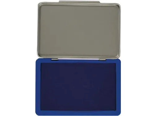 Stempelkussen 110x70mm Blauw