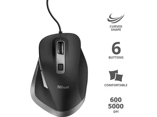 Fyda Comfort muis, zwart
