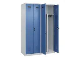 PBM-locker,HxBxD 1850x1200x500mm,4vak,vak B 300mm,draaigrendel