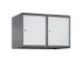 opzetkast,v. locker,2vak.,vak B 400mm,HxBxD 500x800x500mm,cilinderslot