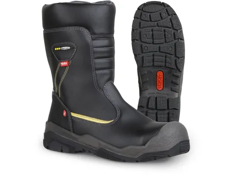 Jalas 1858 Polar hoge S3 veiligheidslaarzen, SRC, ESD, HRO, zwart, maa