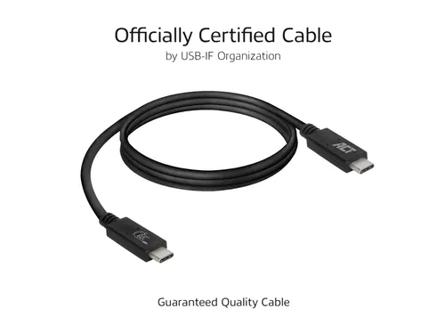 Kabel ACT USB 3.2 USB-C USB-IF gecertificeerd 2 meter