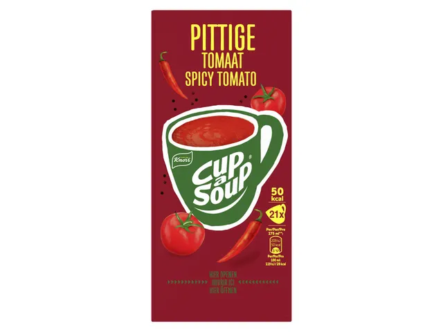 Cup-a-Soup Knorr pittige tomaat 21x175ml