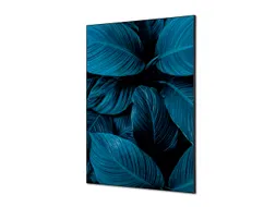 Wanddecoratie Textiel Set A1 Botanische Bladeren Blauw