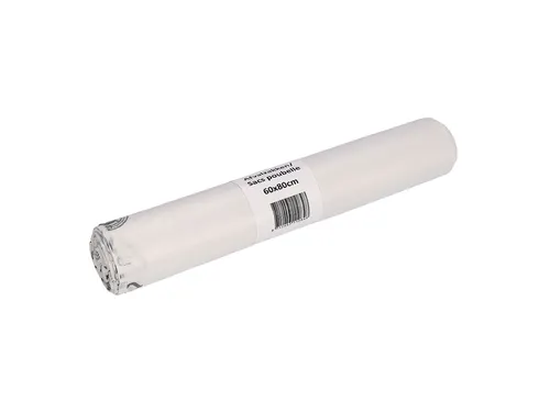 Afvalzak Cleaninq 60x80cm HDPE recycled T23 60 Liter transparant