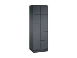 lockerkast,HxBxD 1950x620x500mm,2x5vakken,cil.-slot,sokkel - 2