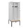 locker met bank,voor scheiding van kleding,HxBxD 2120x800x815mm,2vak