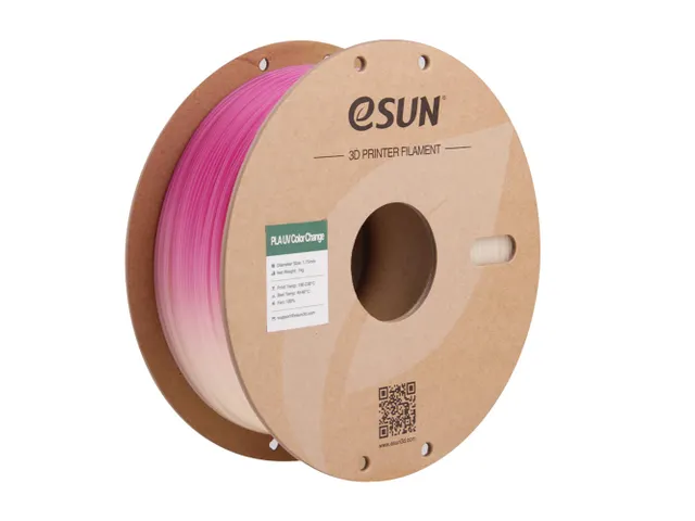 eSUN 3D printer Filament PLA-UV Color Change 1,75 mm Fuchsia 1kg