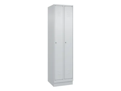 locker,HxBxD 1950x500x500mm,2vak,vak B 250mm,cil.-slot,sokkel
