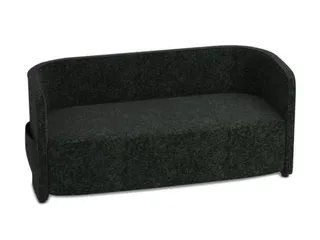 sofa,2-zits,stof antraciet,HxBxD 760x1570x760mm,2zijvakken - 1