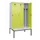 locker met bank,voor scheiding van kleding,HxBxD 2120x1200x815mm,3vak