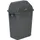 afvalbak,40l,HxBxD 600x395x276mm,wandmontage,romp PP grijs