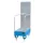 verrijdbare opvangbak,v. 2x60l vat,opvangvol. 60l,HxBxD 1685x500x875mm