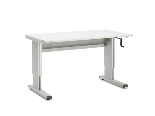 Werktafel Esd Staalbuis 700-1100x1500x800mm Sling Hoogte Verstelbaar