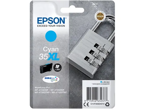 inktcartridge 35XL 203 ml OEM C13T35924010 cyaan