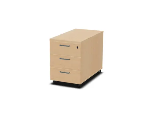 mobiel ladeblok,HxBxD 600x430x800mm,3lade(n),m. beugelgreep,NE-esdoorn