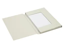 Dossiermap Secolor folio 3 kleppen 225gr grijs
