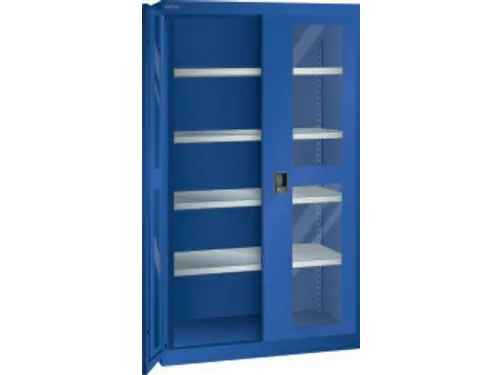 zwaarlastkast met openslaande deuren,HxBxD 1950x1100x641mm,lak RAL5005