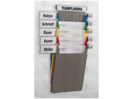 wandsorteerder,basismodule,HxBxD 15x240x302mm,plank(en) ABS,grijs