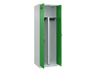 PBM-locker,HxBxD 1850x600x500mm,2vak,vak B 300mm,draaigrendel - 1
