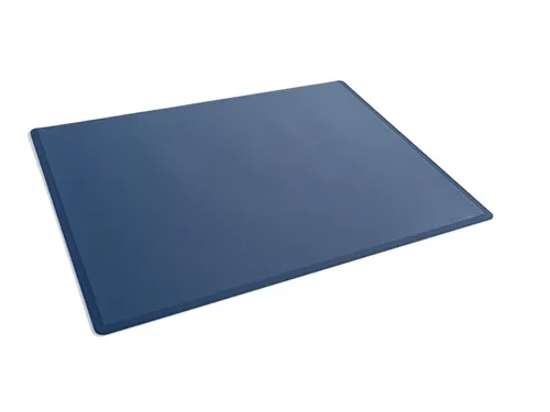 Schrijfonderlegger Blauw 530x400 mm met transparant afdekvel PP