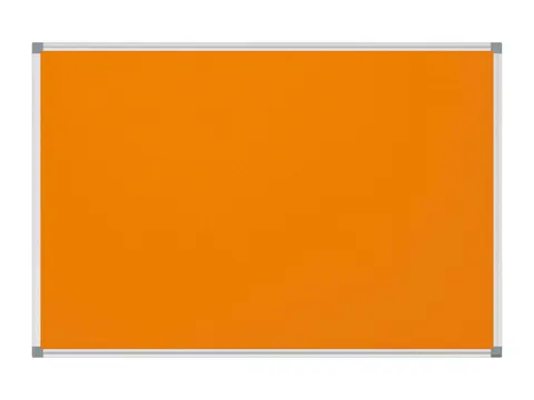 Prikbord MAULstandaard 90x180cm Textiel Oranje