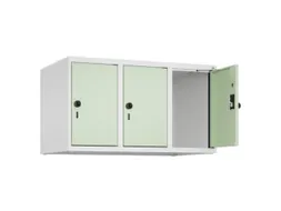 opzetkast,v. locker,3vak.,vak B 300mm,HxBxD 500x900x500mm,draaigrendel