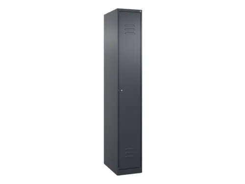 locker,HxBxD 1850x300x500mm,1vak,vak B 300mm,cil.-slot,staand op vloer