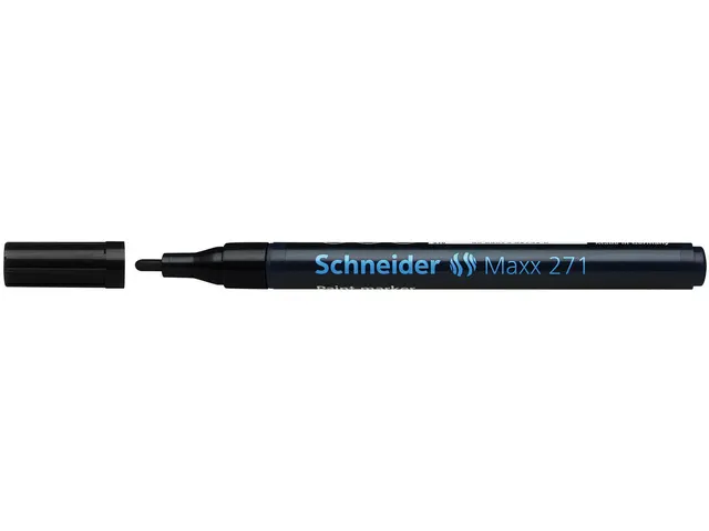 Lakmarker Schneider Maxx 271 1-2 mm zwart